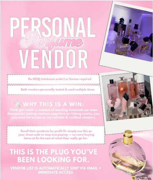 Personal Perfume Vendor